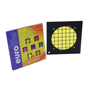 Eurolite Dichro-Filter gelb, Rahmen schwarz PAR-56