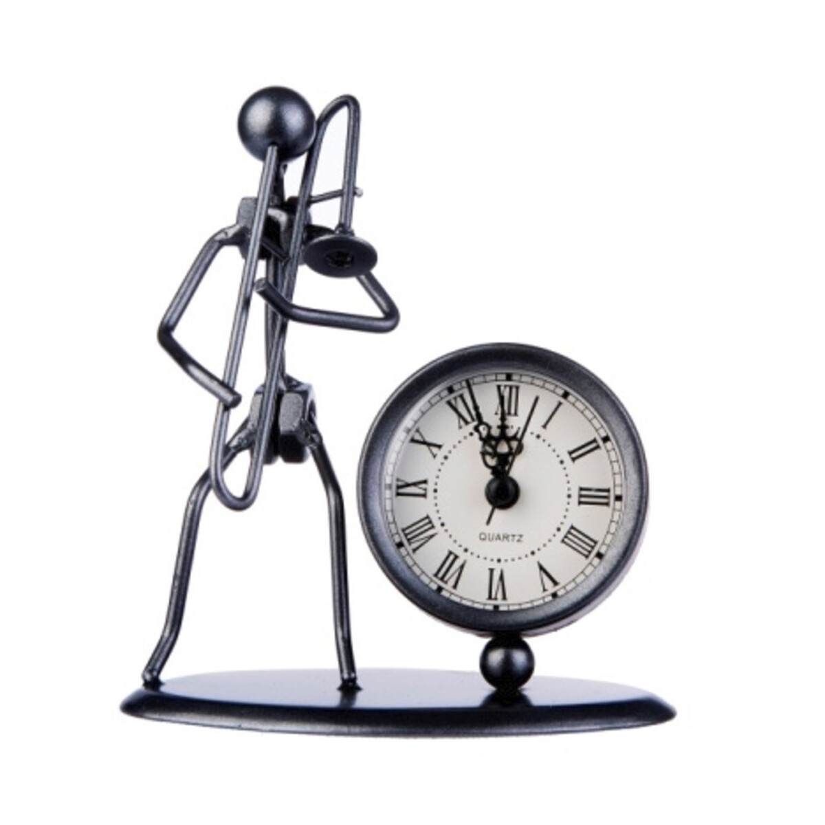 Gewa sculpture with clock trombone