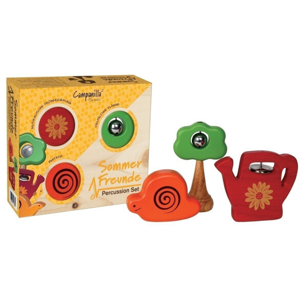 Campanilla Percussion Set Garden Friends 3-piece Summer Friends