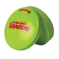 Der kleine Drache Kokosnuss Percussion Kastagnetten Paar Grün