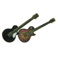 Gewa Anstecknadel Gitarre gold