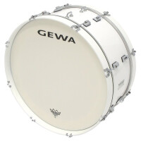 Gewa Große Trommel 26x14" weiß