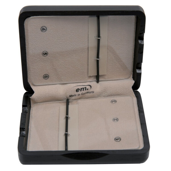 Gewa reed case clarinet 6 reeds black lacquered