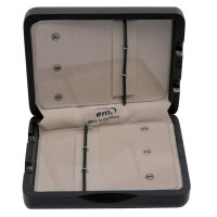 Gewa reed case clarinet 6 reeds black lacquered