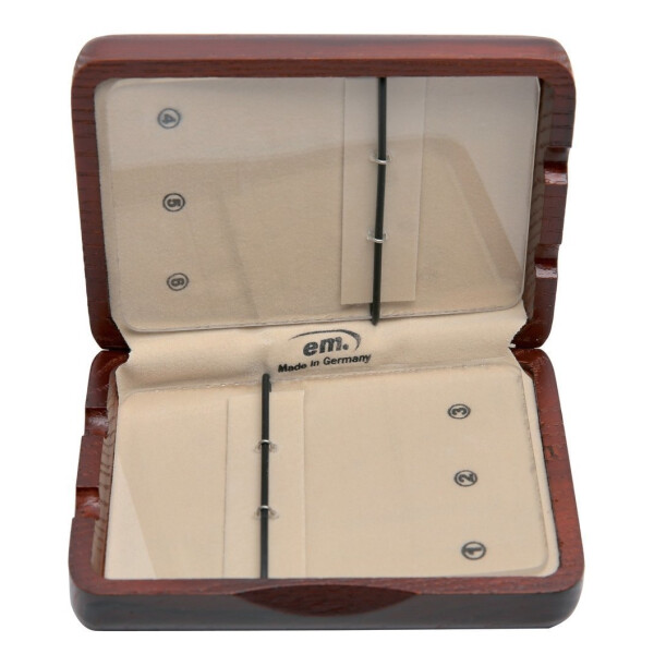 Gewa clarinet leaf case 6 leaves red-brown lacquered