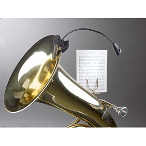 K&M Notenpultleuchte »2 LED FlexLight« 12242 schwarz