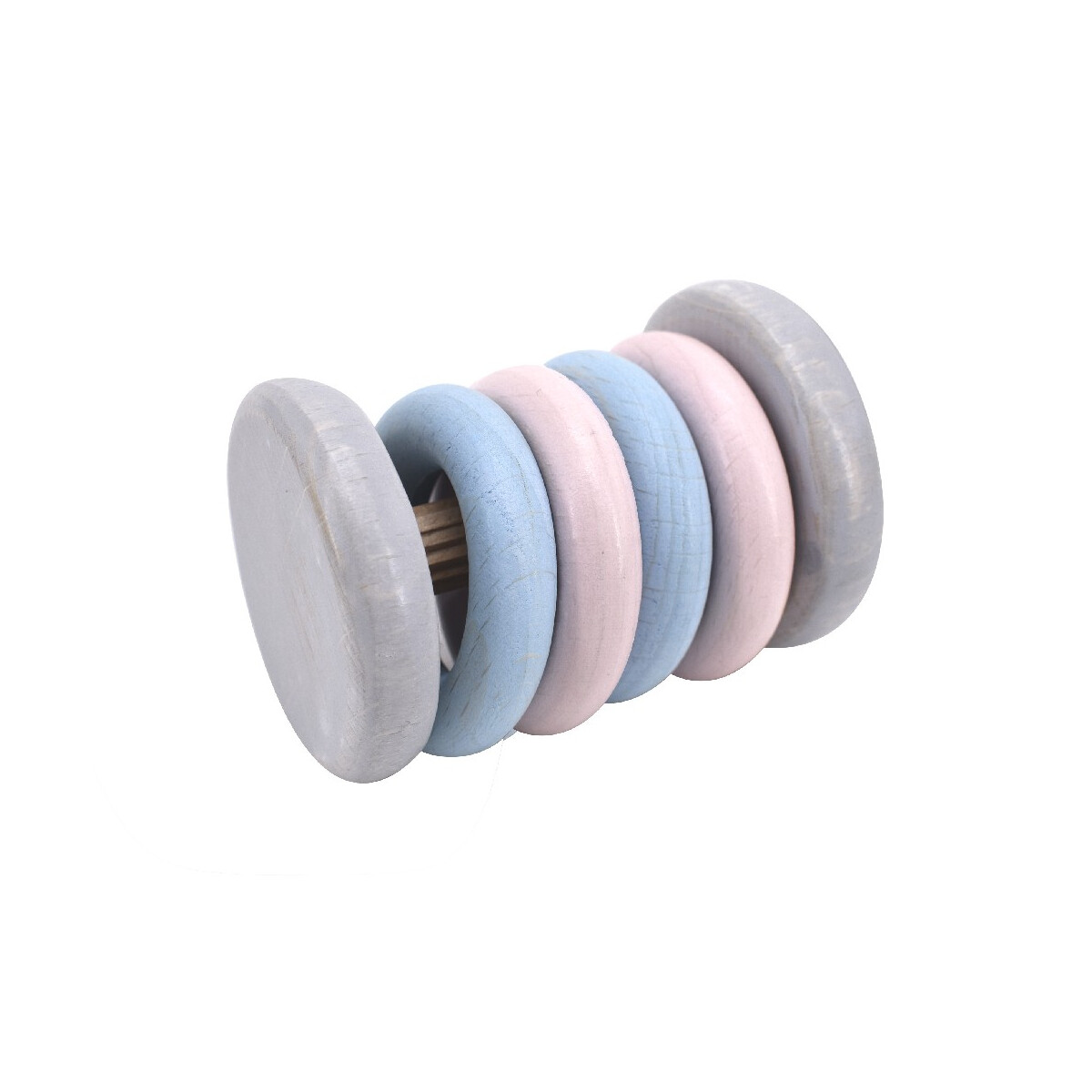 Rattle "Tac-Tac" - blue/pink