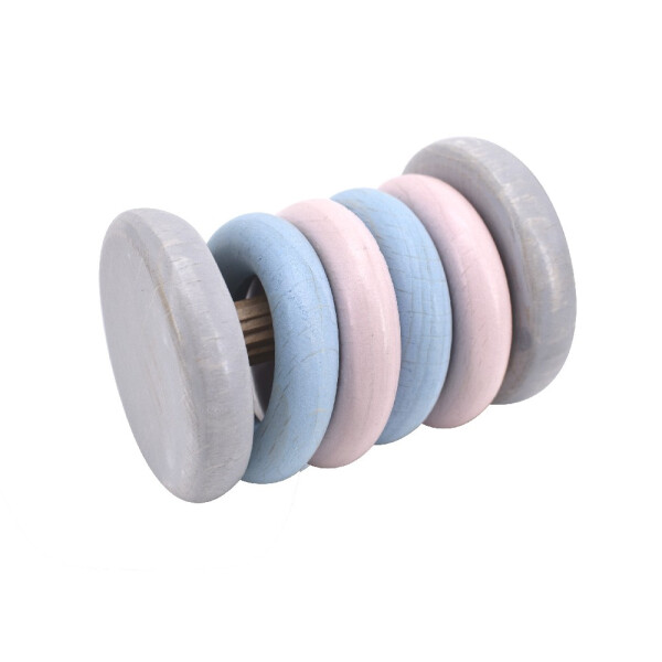 Rattle "Tac-Tac" - blue/pink