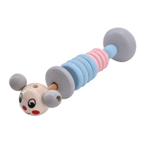 Rappel caterpillar "Clic-Clac" - blue/pink