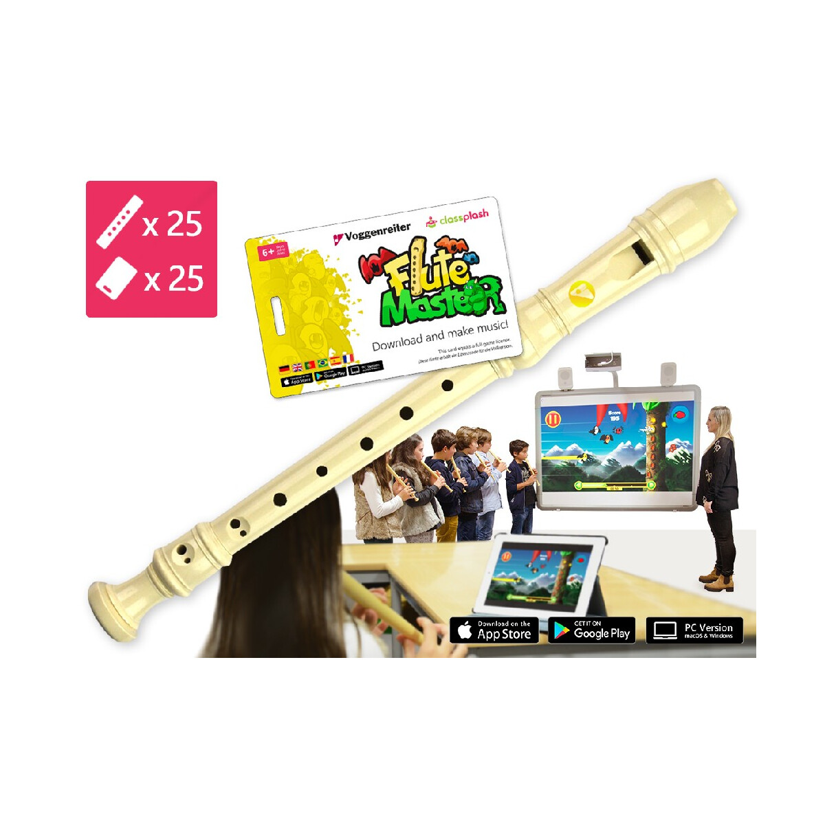 Recorder box "Flute Master" 2  box