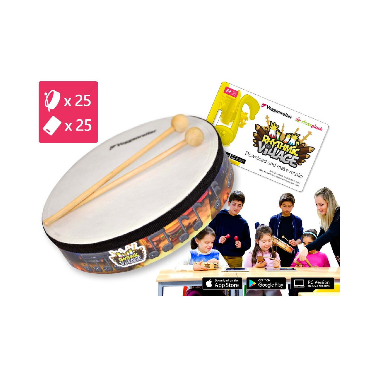 Drum box "Rhythmic Village" 2 box