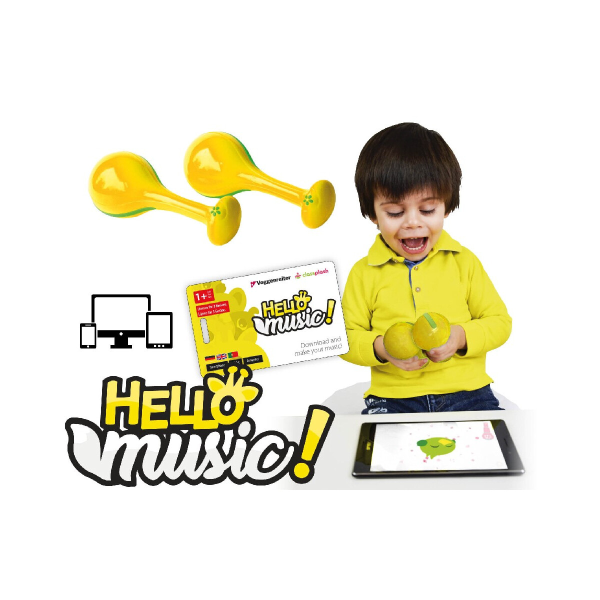 Hello Music Maracas Set box