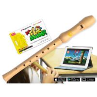 Flute Master - App mit Blockflöte "Bergahorn" - dt. GW