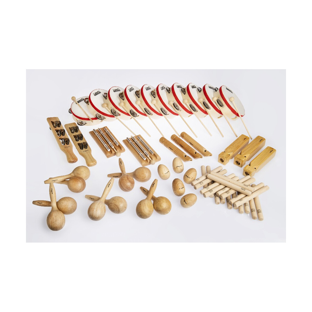 Wooden percussion set for kindergarten box
