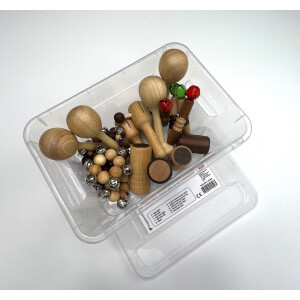 Wooden percussion set for the toddler group