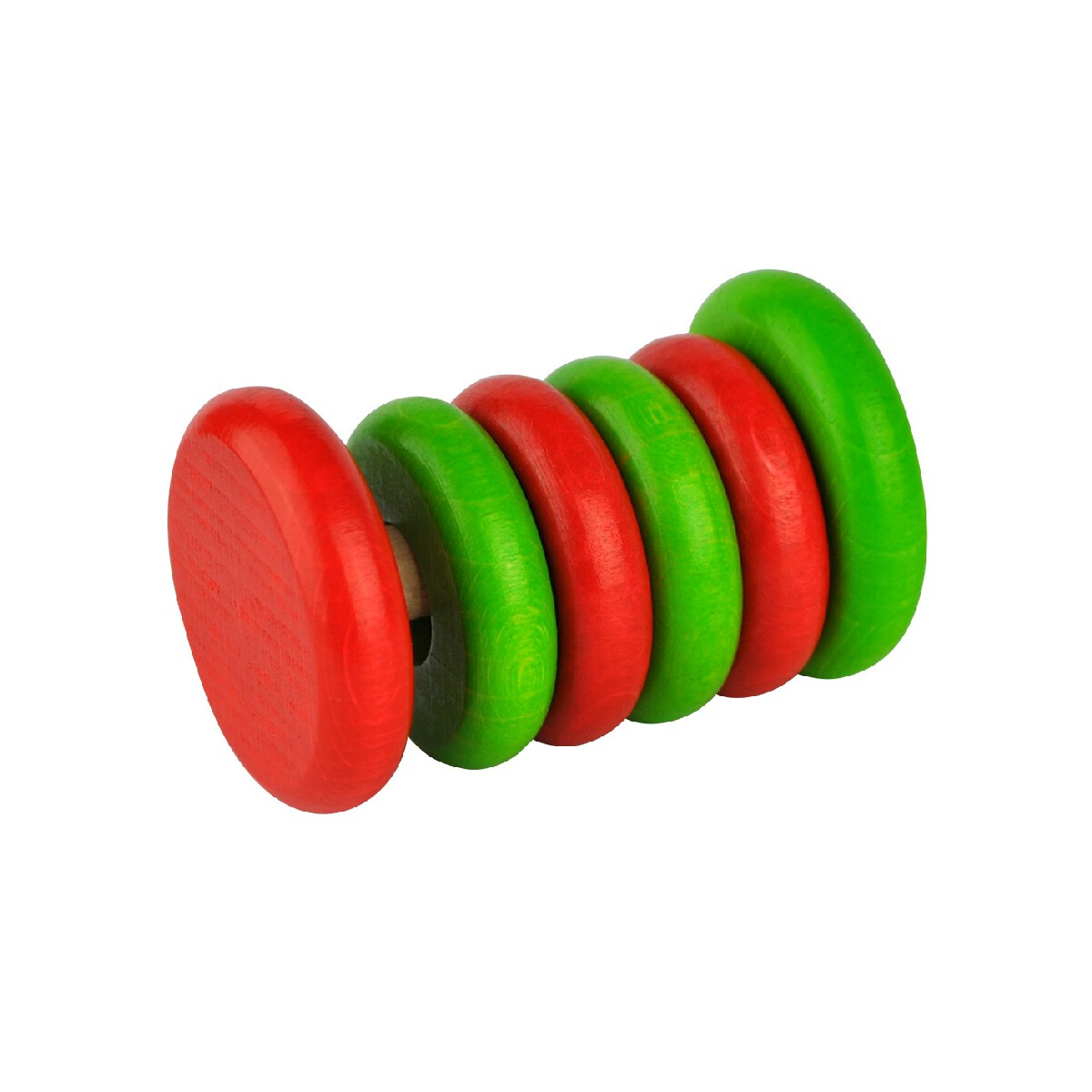 Rattle "Tac-Tac" - red/green box