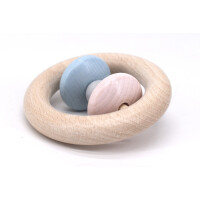 Rattle ring "Roti" - blue/pink