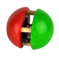 Ball bell "Beady" - red/green