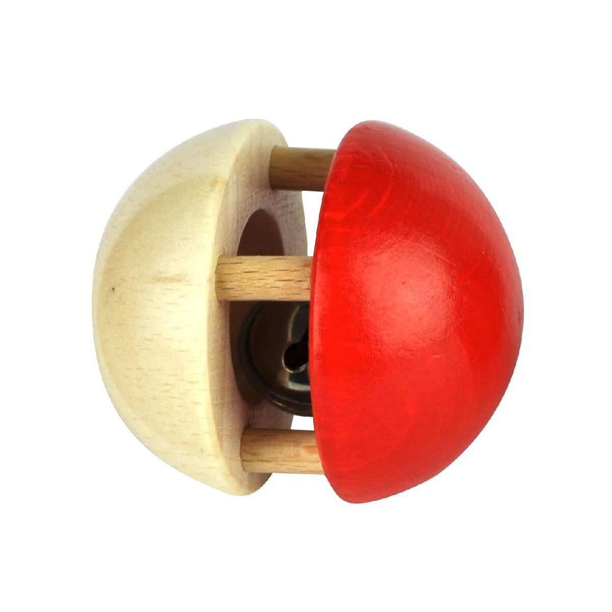 Ball bell "Beady" - red/natura box