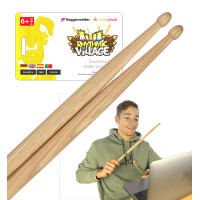 Rhythmic Village Set - App with drum sticks