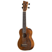 Gewa Soprano Ukulele Manoa KT-SO-MAORI Sapelli Maori Matt