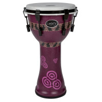 Gewa Djembé Liberty Series Mechanically Tuned Abstract Bali Purple 10"