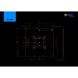 Global Truss Bodenplatte 60x60cm schwarz für F22-F34