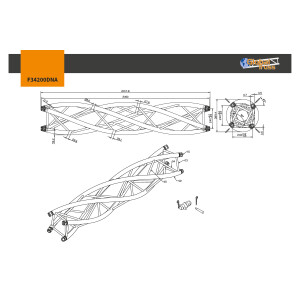Global Truss F34 DNA 2,00 m