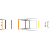 Gewa Griffbrett Markierung Dont Fret 3/4 Violine 33 cm (13) Viola
