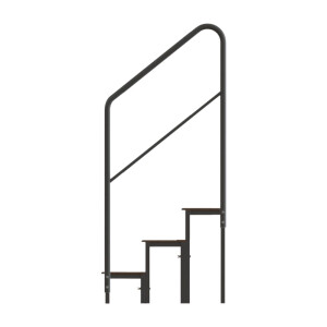 Mott Treppengeländer 3 - 4 Stufen
