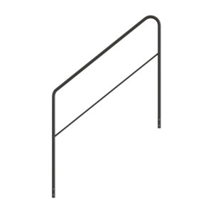 Mott Treppengeländer 3 - 6  Stufen mit Adapter