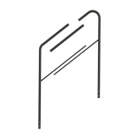 Mott Treppengeländer 3 - 6  Stufen mit Adapter