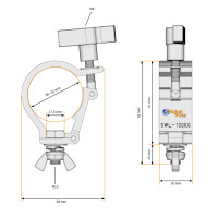 Global Truss Selflock Hook Mini Easy 48-51/30/100kg