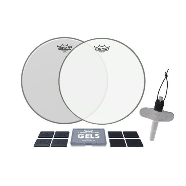 Remo Ambassador White Coated Pack