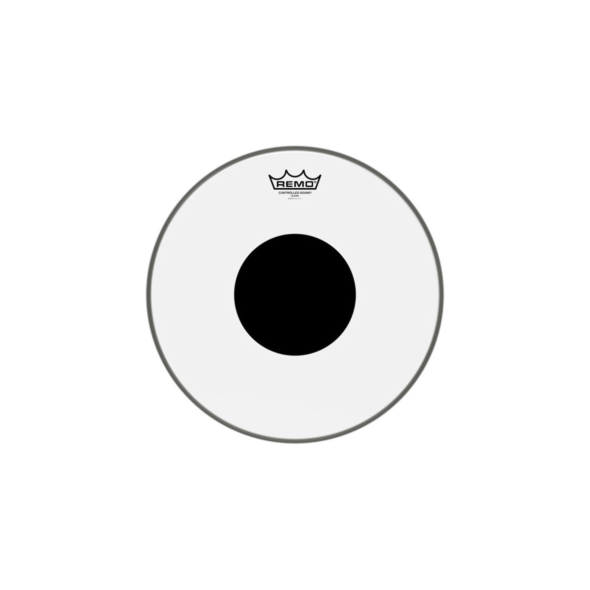 Remo 20" Controlled Sound Clear Bla box