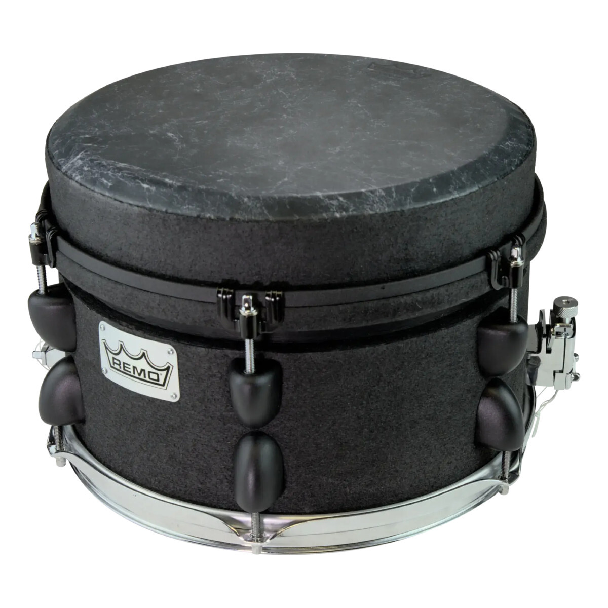 Remo Mondo Snare Black Earth box