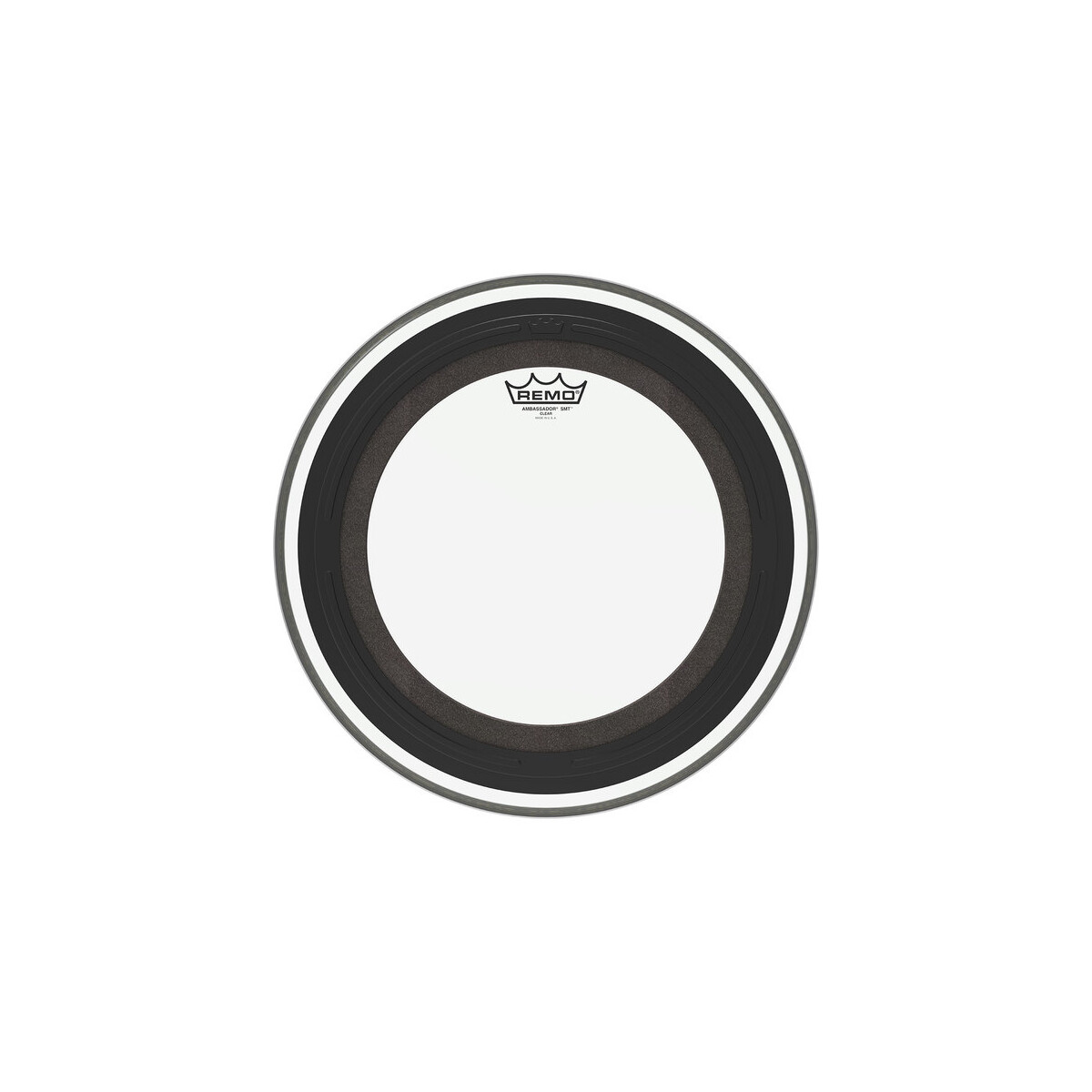 Remo 22" SMT Ambassador Clear box