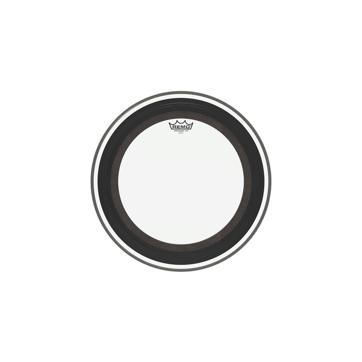 Remo 24" SMT Ambassador Clear box