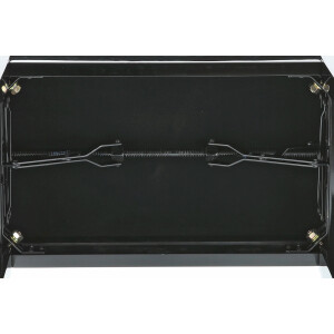 Gewa piano bench deluxe black high gloss black cover