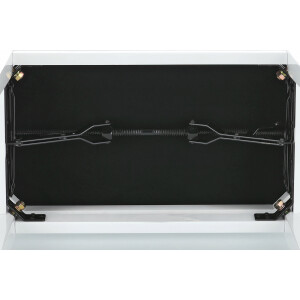 Gewa piano bench deluxe white high gloss black cover