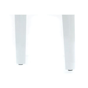 Gewa piano bench deluxe white high gloss black cover