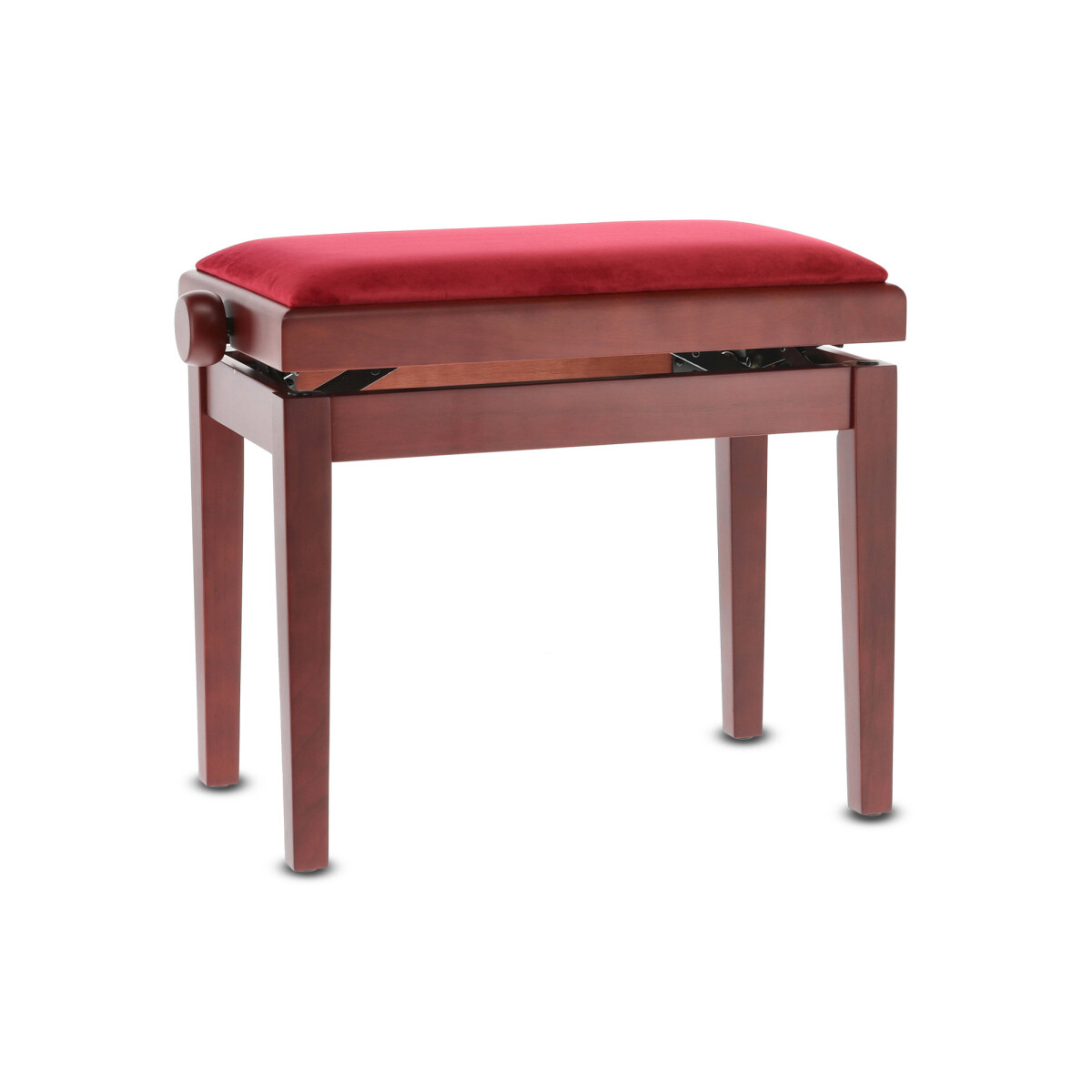 Gewa Piano Bench Deluxe Mahogany matt cover Bordeaux