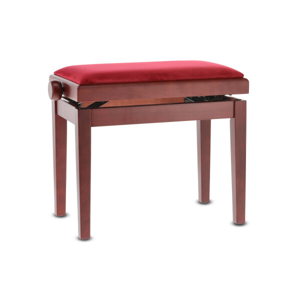 Gewa Piano Bench Deluxe Mahogany matt cover Bordeaux