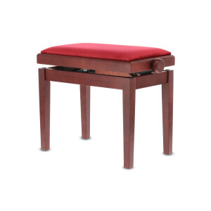 Gewa Piano Bench Deluxe Mahogany matt cover Bordeaux