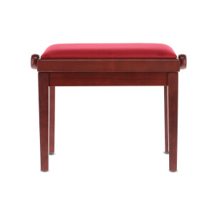 Gewa Piano Bench Deluxe Mahogany matt cover Bordeaux