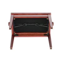 Gewa Piano Bench Deluxe Mahogany matt cover Bordeaux