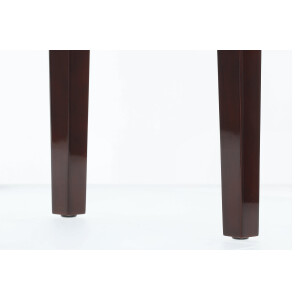 Gewa Piano Bench Deluxe Mahogany high gloss Bordeaux cover