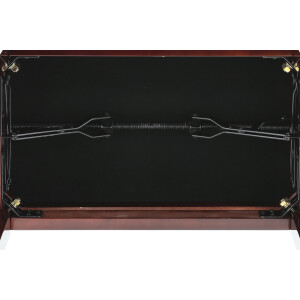 Gewa Piano Bench Deluxe Mahogany high gloss Bordeaux cover