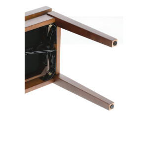 Gewa Pianobank Deluxe Nussbaum matt Bezug Schwarz