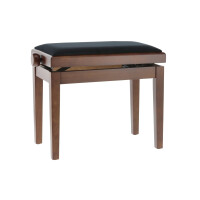 Gewa Pianobank Deluxe Nussbaum matt Bezug Schwarz